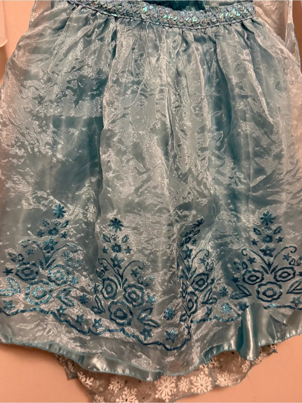 Little Girl Blue Princess Costume Dress - Elsa like Costume size 5